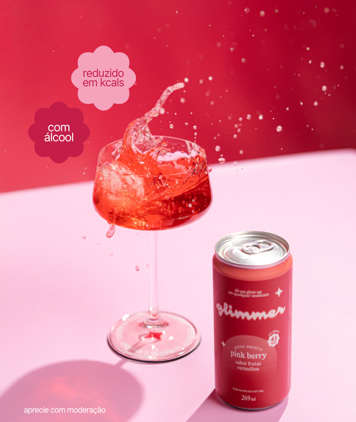 pink berry - com álcool